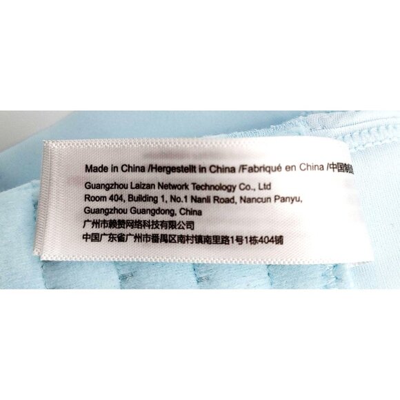 DELIMIRA W693 Women's Seamless Wireless Padded Bra Size 34B Baby Blue NWT - Picture 7 of 8